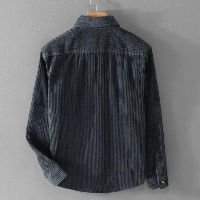 Falko – Camisa de pana con botones frontales