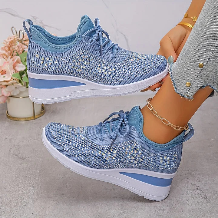 Giselle – Zapatillas ortopédicas con brillantes de estrás