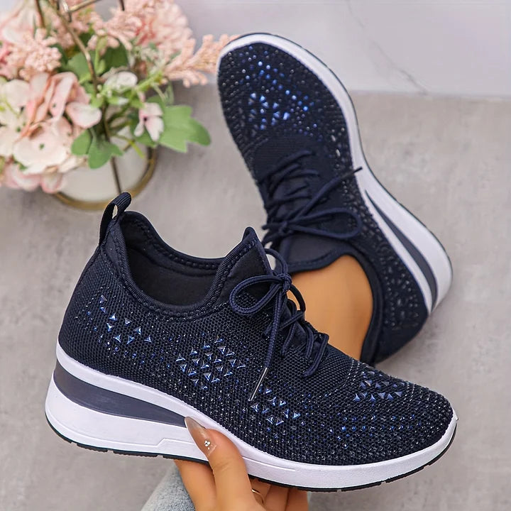 Giselle – Zapatillas ortopédicas con brillantes de estrás