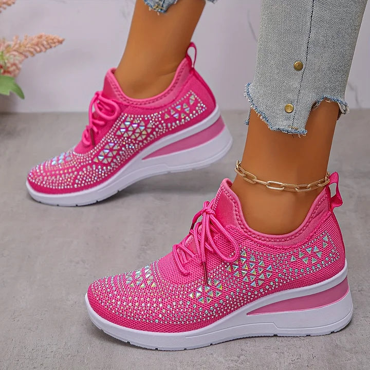 Giselle – Zapatillas ortopédicas con brillantes de estrás