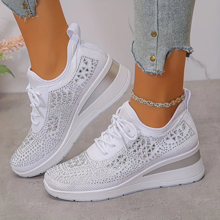Giselle – Zapatillas ortopédicas con brillantes de estrás