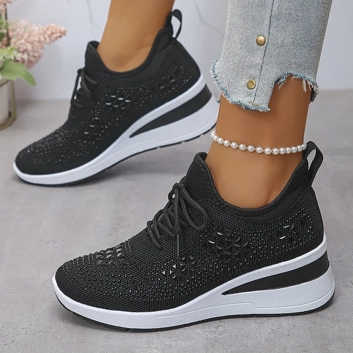 Giselle – Zapatillas ortopédicas con brillantes de estrás