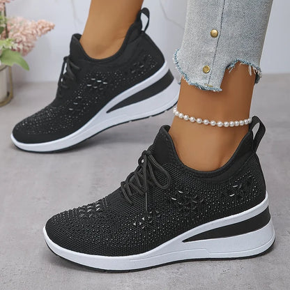 Giselle – Zapatillas ortopédicas con brillantes de estrás