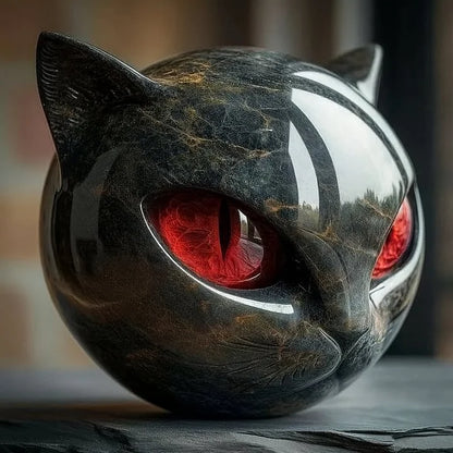 Elliana - Orbe de gato de obsidiana