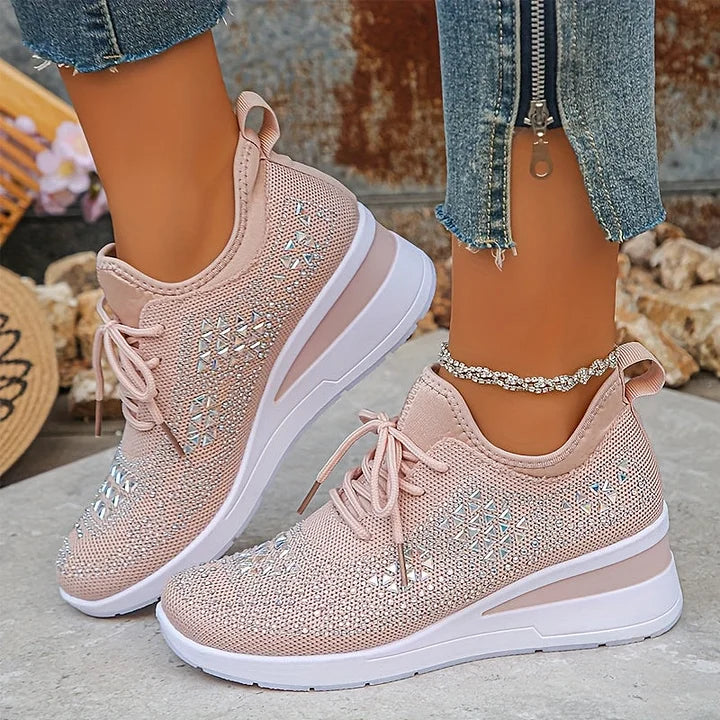 Giselle – Zapatillas ortopédicas con brillantes de estrás