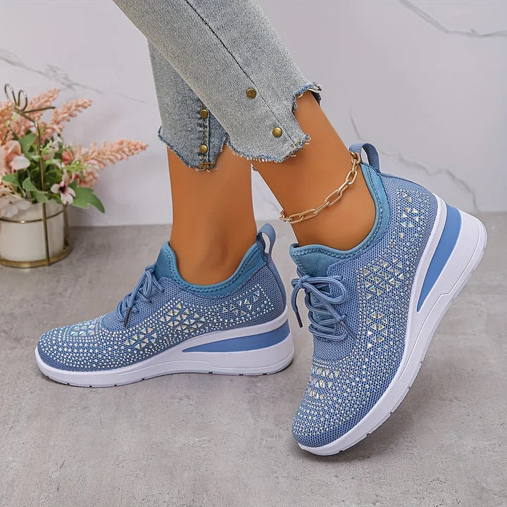 Giselle – Zapatillas ortopédicas con brillantes de estrás