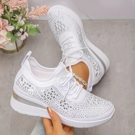 Giselle – Zapatillas ortopédicas con brillantes de estrás