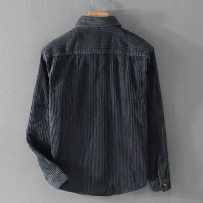 Falko – Camisa de pana con botones frontales
