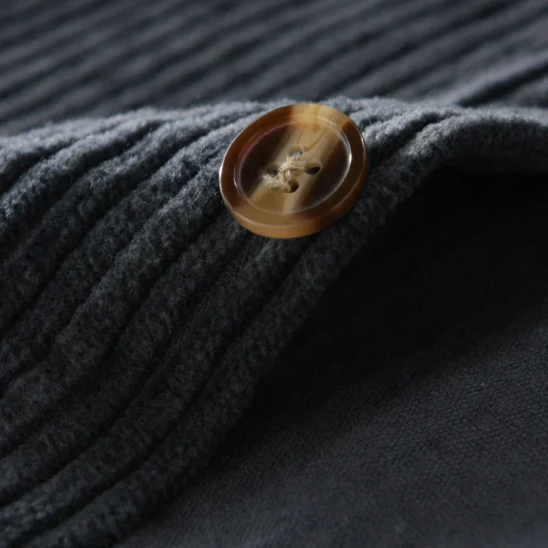 Falko – Camisa de pana con botones frontales