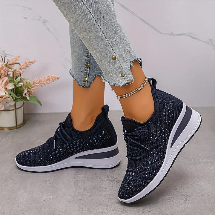 Giselle – Zapatillas ortopédicas con brillantes de estrás