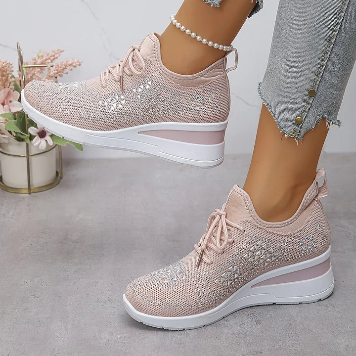 Giselle – Zapatillas ortopédicas con brillantes de estrás