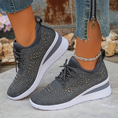 Giselle – Zapatillas ortopédicas con brillantes de estrás