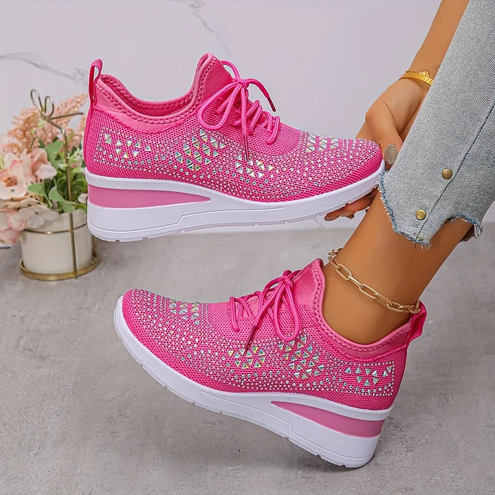 Giselle – Zapatillas ortopédicas con brillantes de estrás