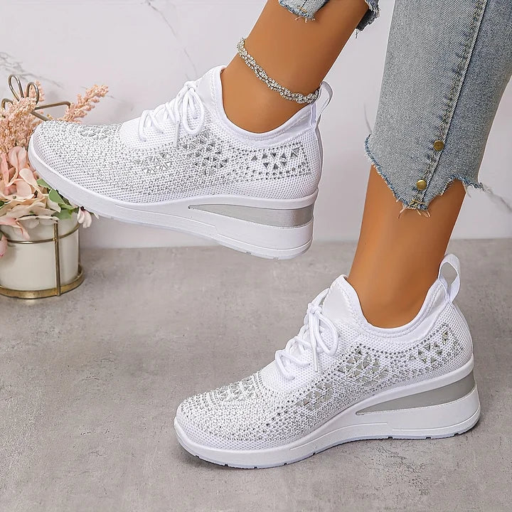 Giselle – Zapatillas ortopédicas con brillantes de estrás