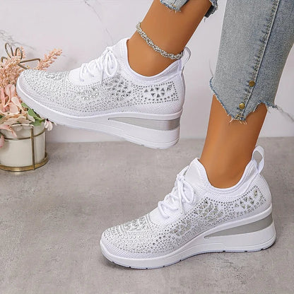 Giselle – Zapatillas ortopédicas con brillantes de estrás