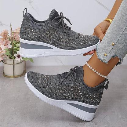 Giselle – Zapatillas ortopédicas con brillantes de estrás