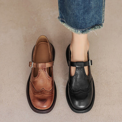 VELDA | Elegantes Mary Janes de cuero