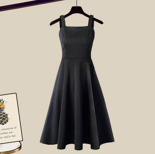 ENRICA - Elegante Conjunto de Vestido de Punto